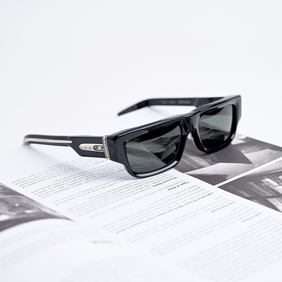 Hearts Chrome Hearts Girth Quake Black Sunglasses