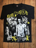 Vintage 90s Y2k Sex Pistols Sid Vicious Black Tee Shirt Hoodie, Sweatshirt | FlexRushtees.com