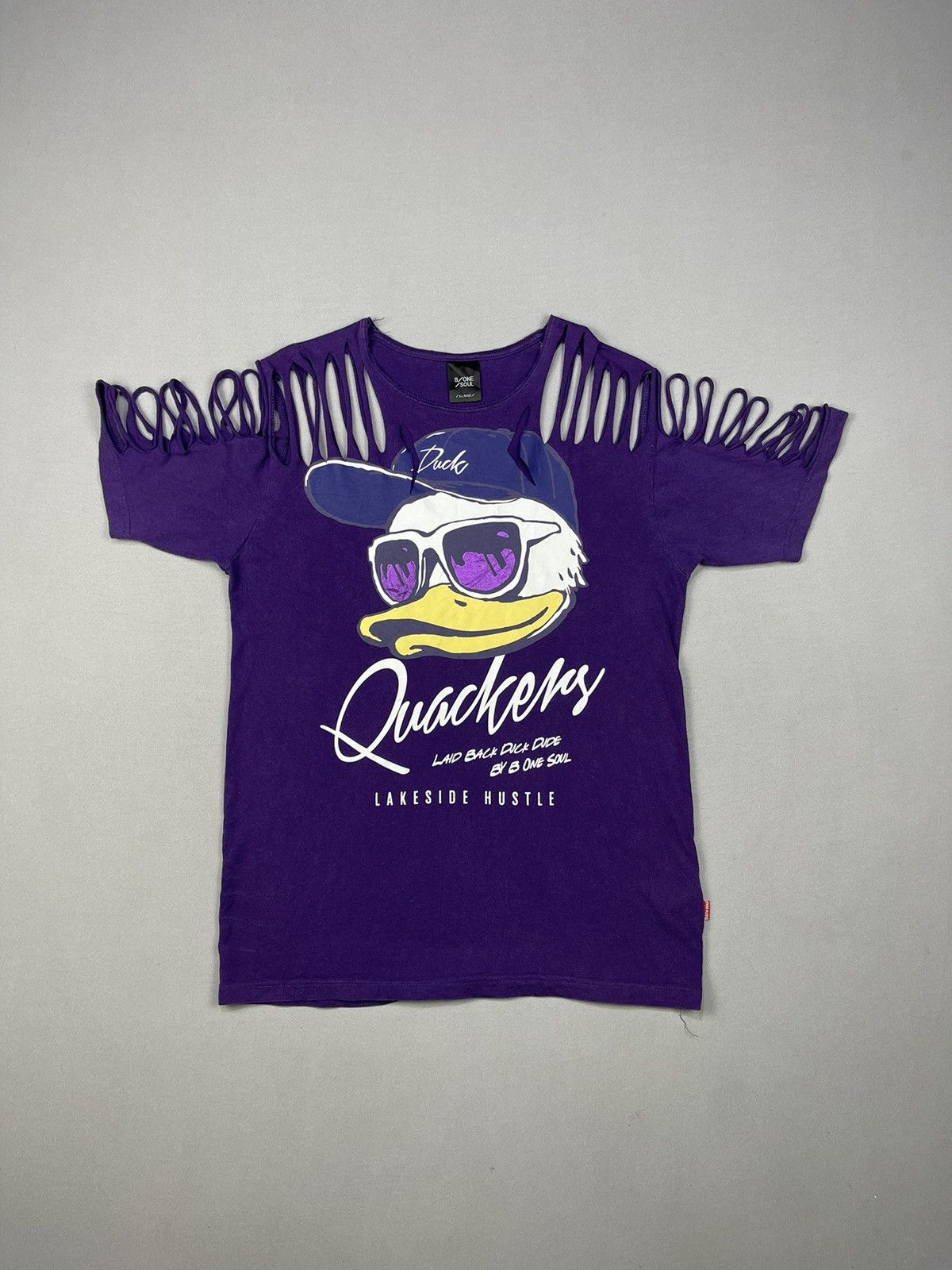 Japanese Brand B One Soul Duck Quackery Custom In Scissor Shirt