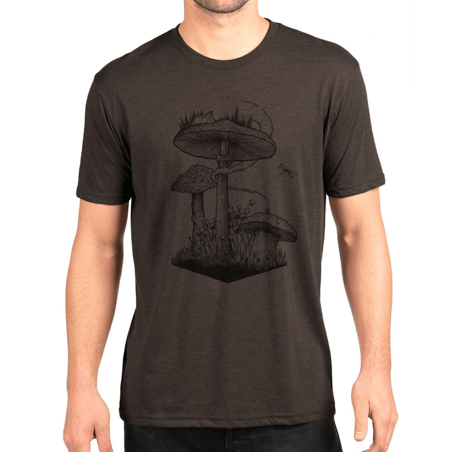 Vintage Mushroom T Shirt For Men
