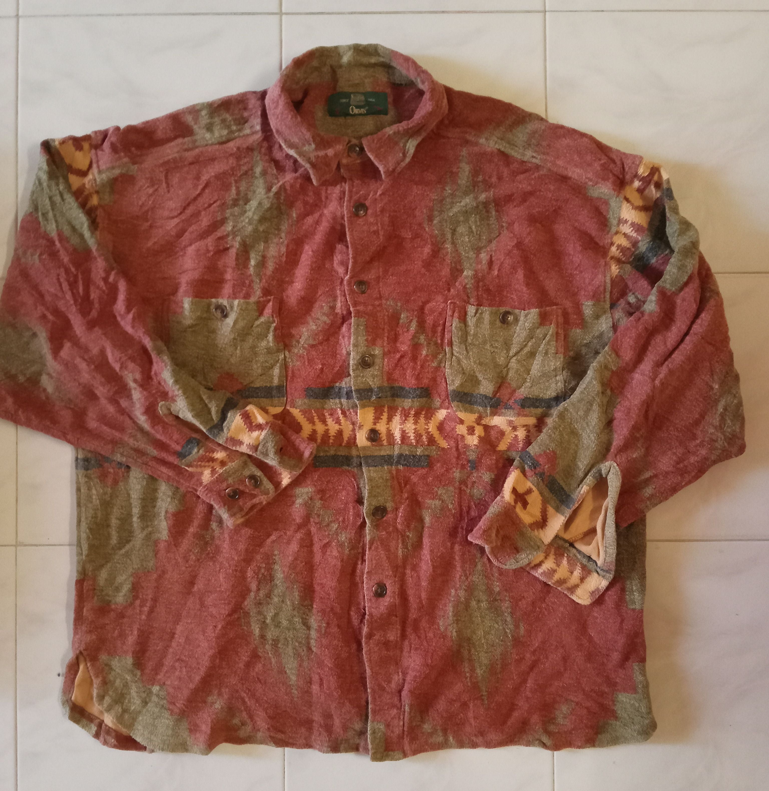 Vintage Orvis Aztec Shirt