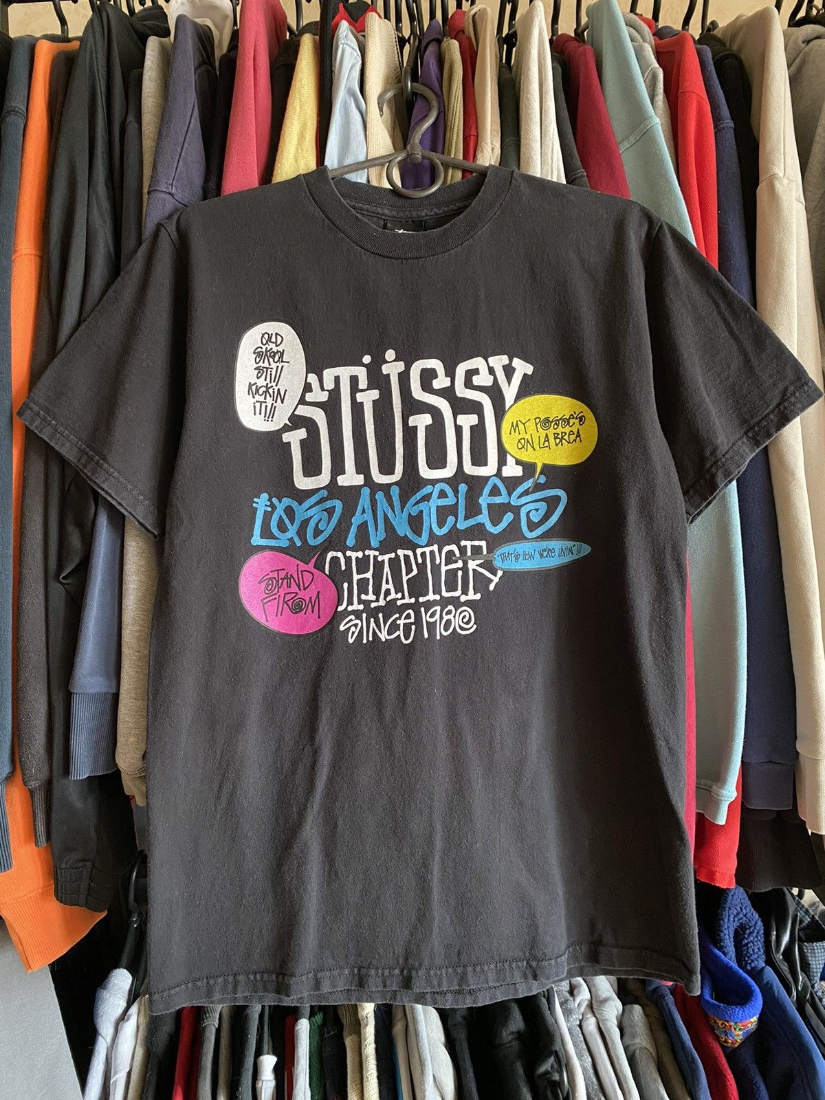 Vintage Stussy T Shirt Rare Big Logo Tee Hoodie, Sweatshirt | FlexRushtees.com