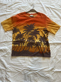 Saint Laurent Paris Multi Tropical Graphic T Shirt