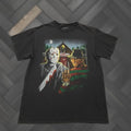Vintage A Nightmare On Elm Street Freddy Krueger Jason Voorhees Graphic T Shirt Men L Black Crew Nec