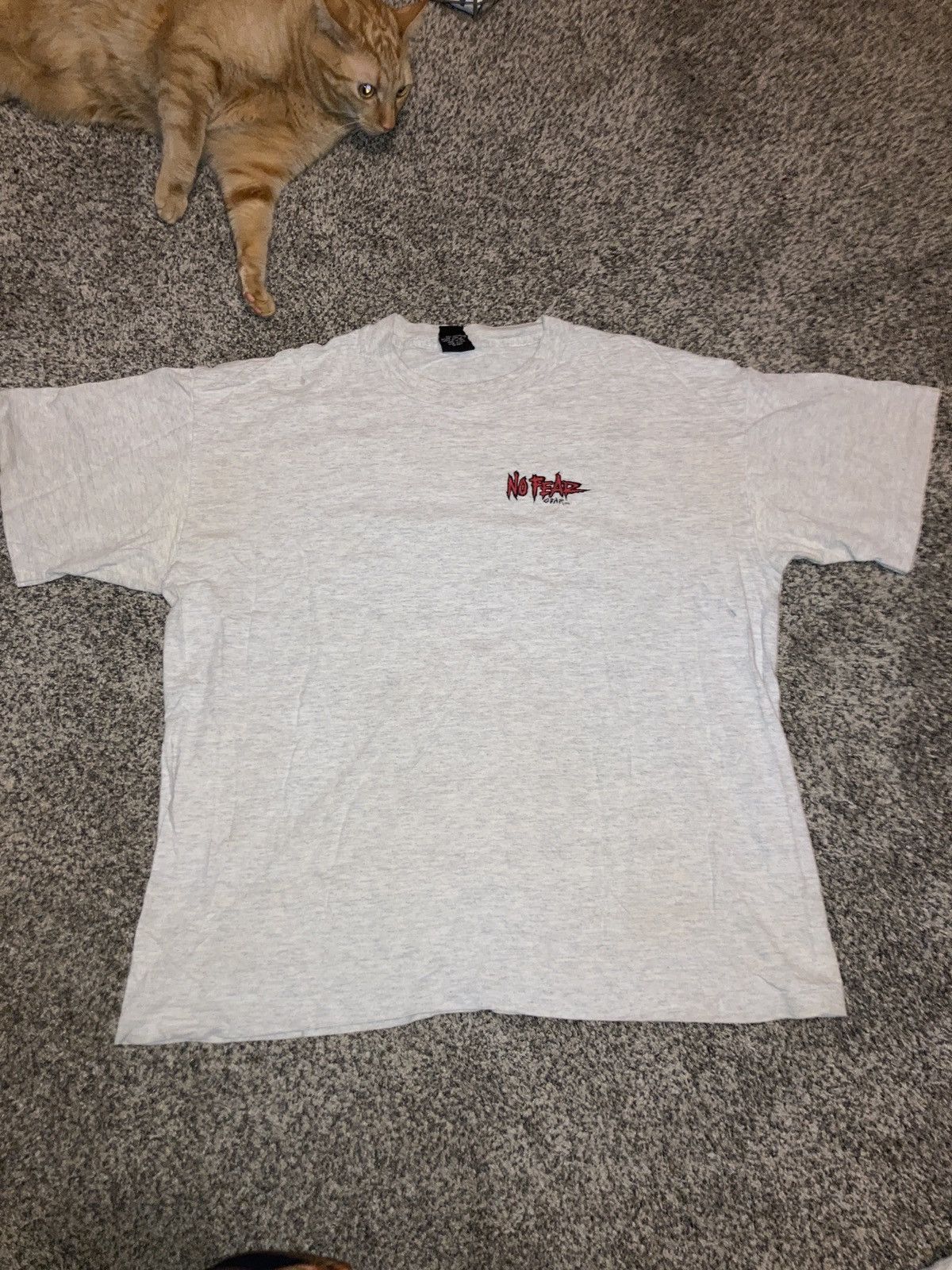 1993 Vintage Grey No Fear Tee Will Race For Food Hoodie, Sweatshirt | FlexRushtees.com