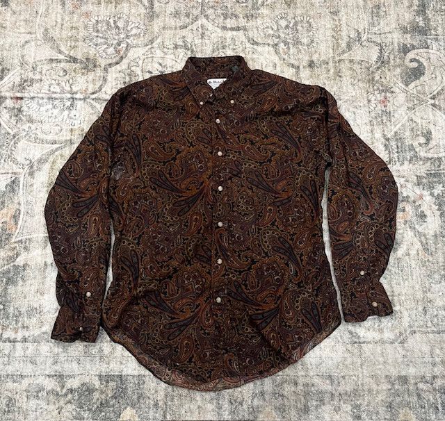 Bros Vintage Gitman Bros Vintage Paisley Shirt M Made In Usa Hoodie, Sweatshirt | FlexRushtees.com