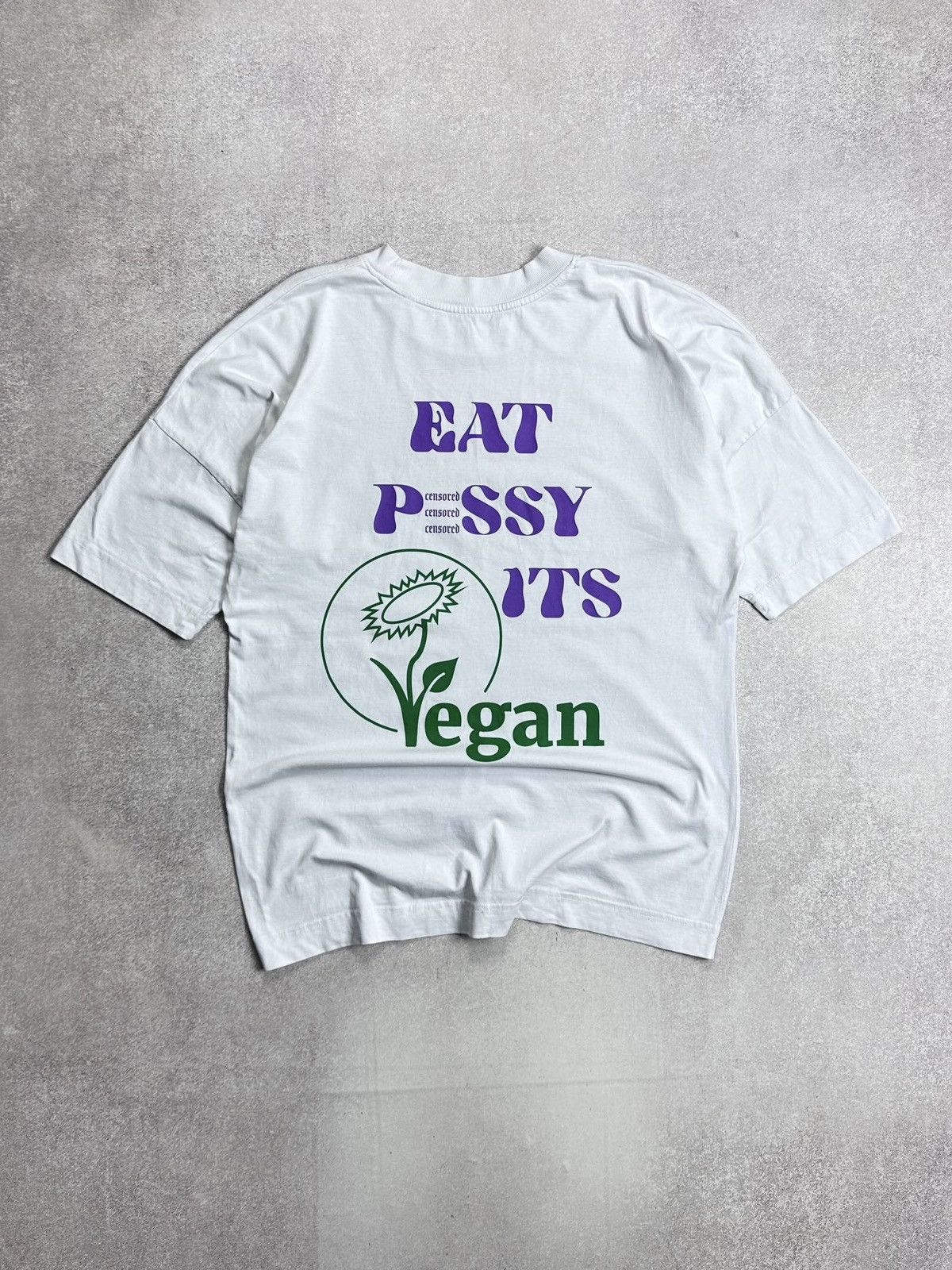 Vintage Eat P It S Vegan Boxy T Shirt Xl Hoodie, Sweatshirt | FlexRushtees.com