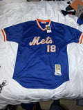 Ness Mitchell Ness Mets Strawberry 18 Jersey Size 50 Nwt