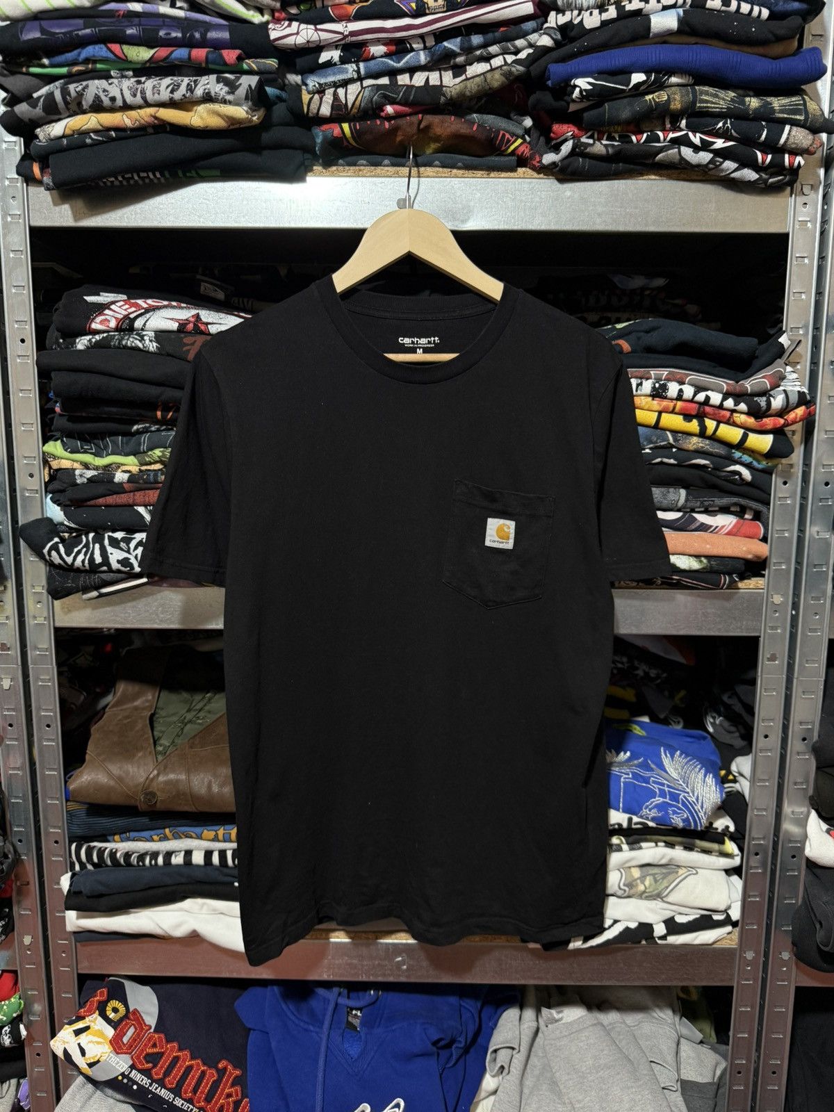 Wip Rare Carhartt Wip Pocket Logo Outdoor Retro T Shirt Y2k Hype