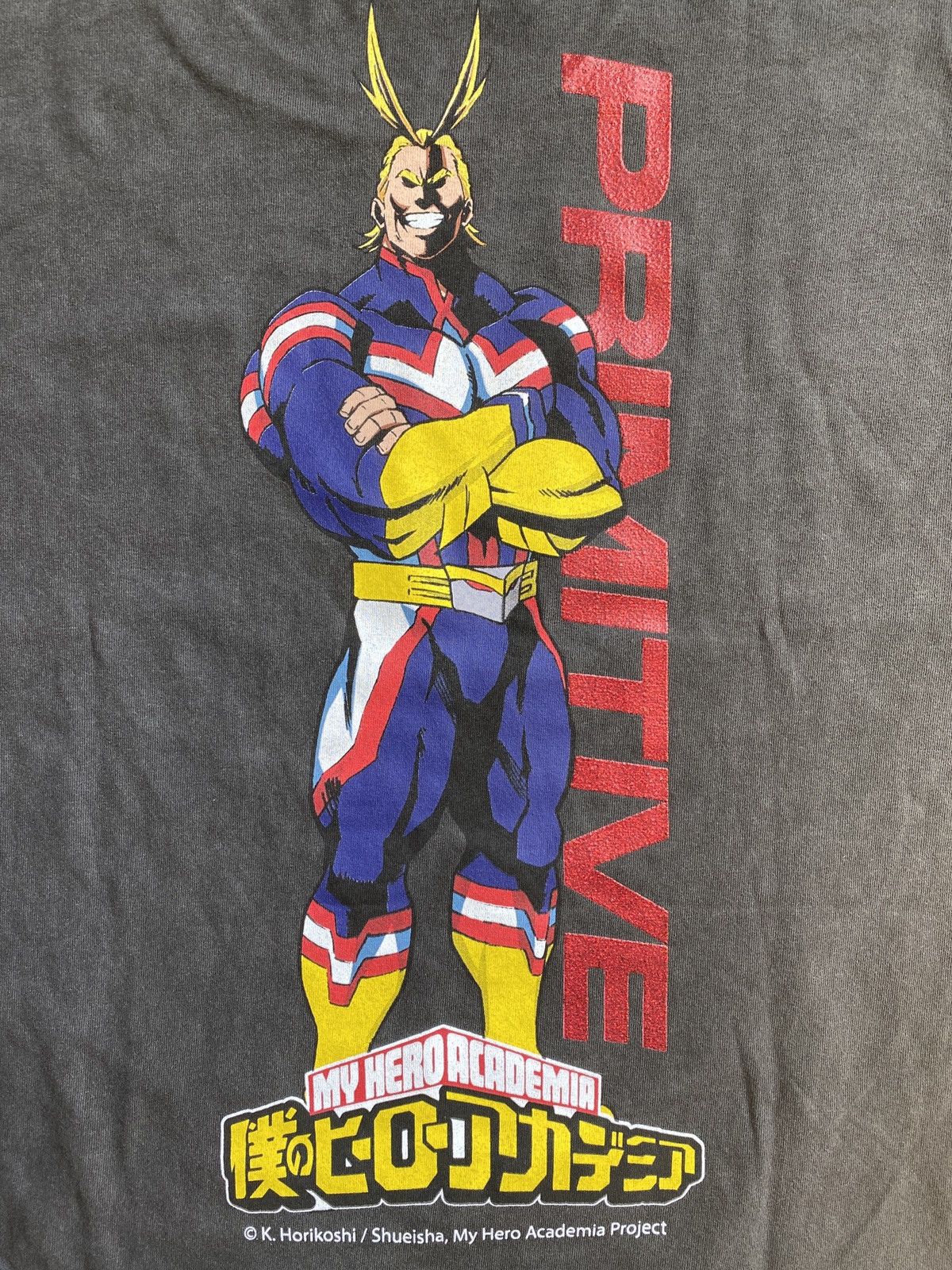 Primitive My Hero Academia Mha Tee New Size L