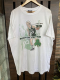 Rap Tees X Vintage Vintage Larry Bird Boston Celtics Nba Raptees Sz Xl Hoodie, Sweatshirt | FlexRushtees.com