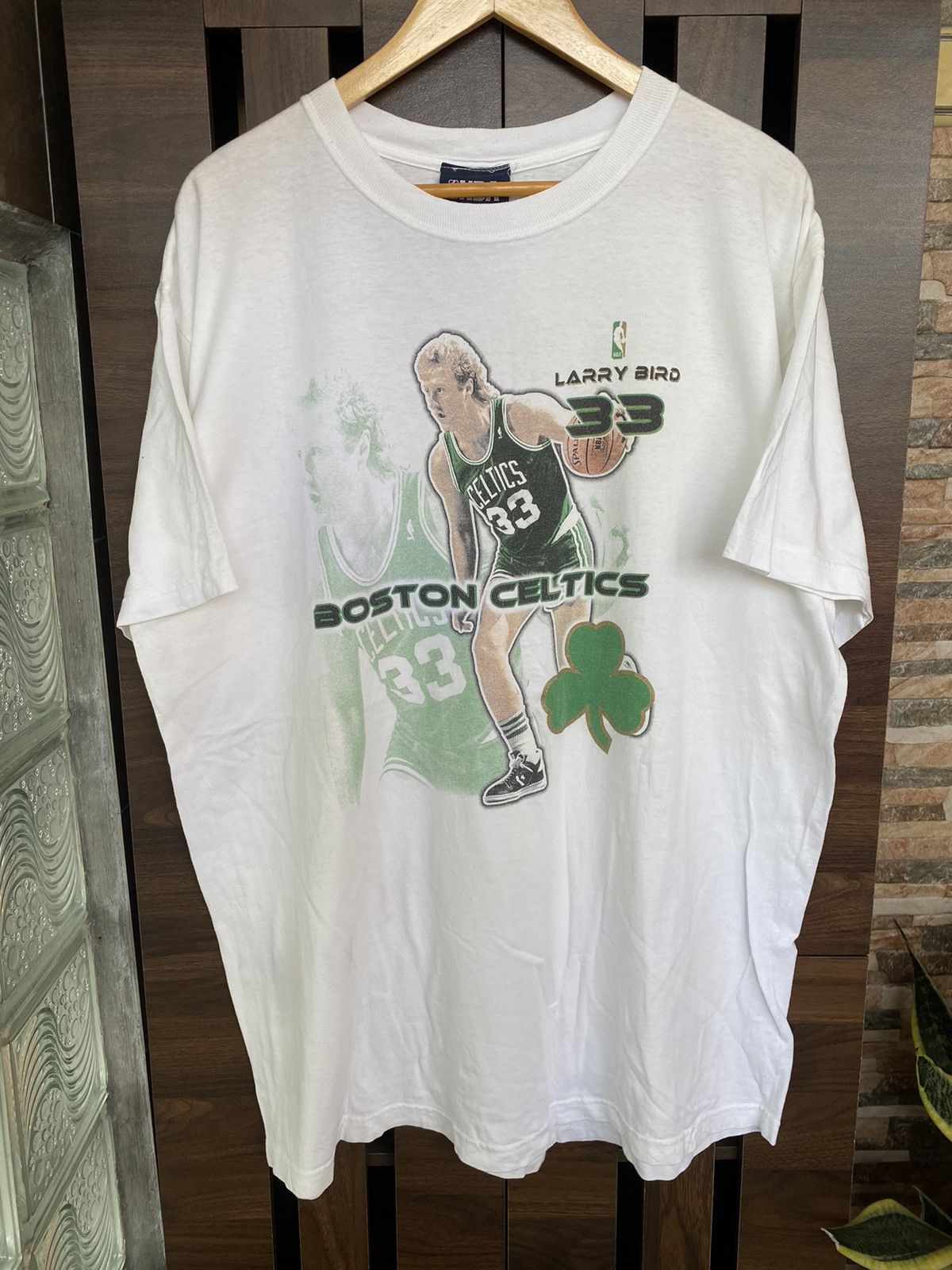 Rap Tees X Vintage Vintage Larry Bird Boston Celtics Nba Raptees Sz Xl Hoodie, Sweatshirt | FlexRushtees.com