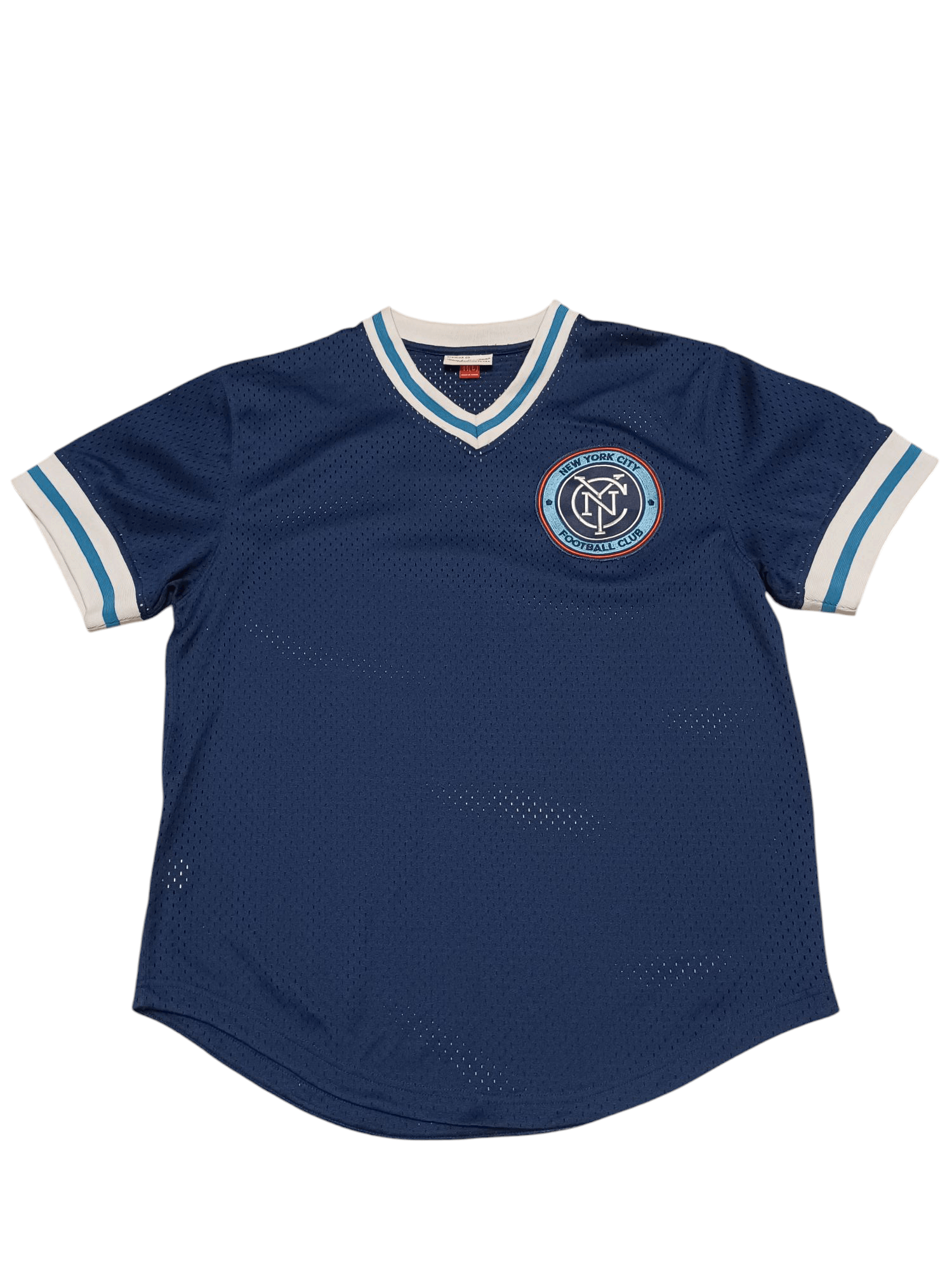 Mitchell Ness New York City Soccer Mitchell Ness V Neck Nostalgia Jersey