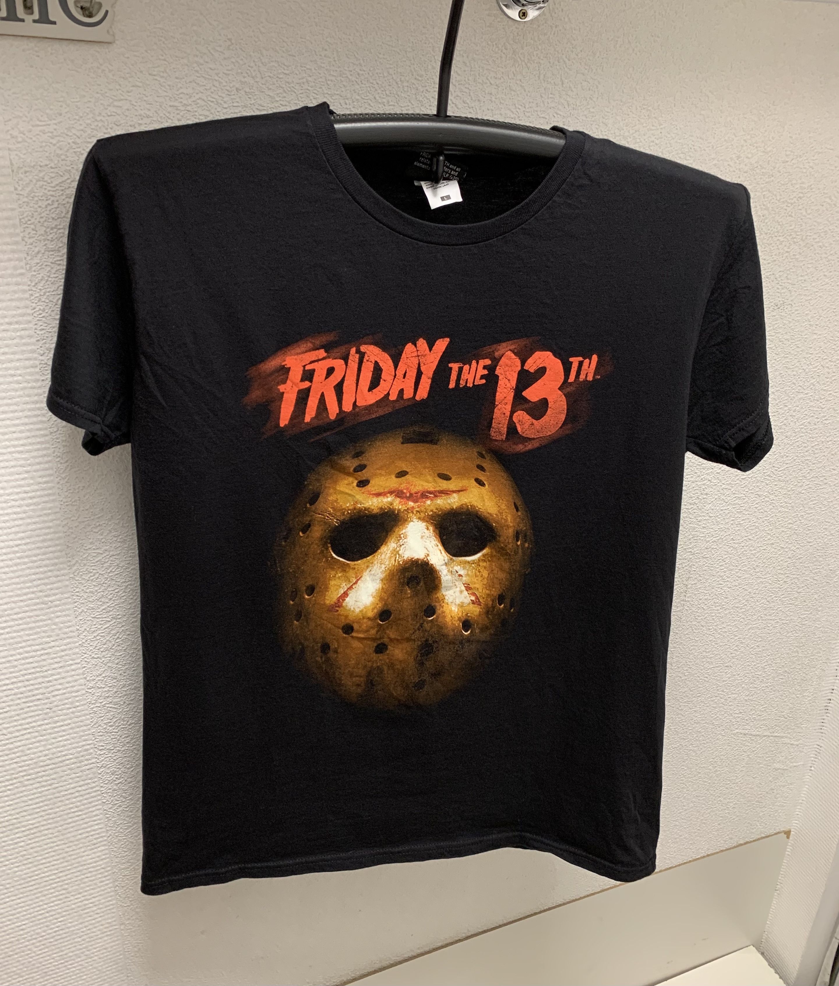 Vintage Friday The 13th Black T Shirt L Expert Horror Freddy Krueger