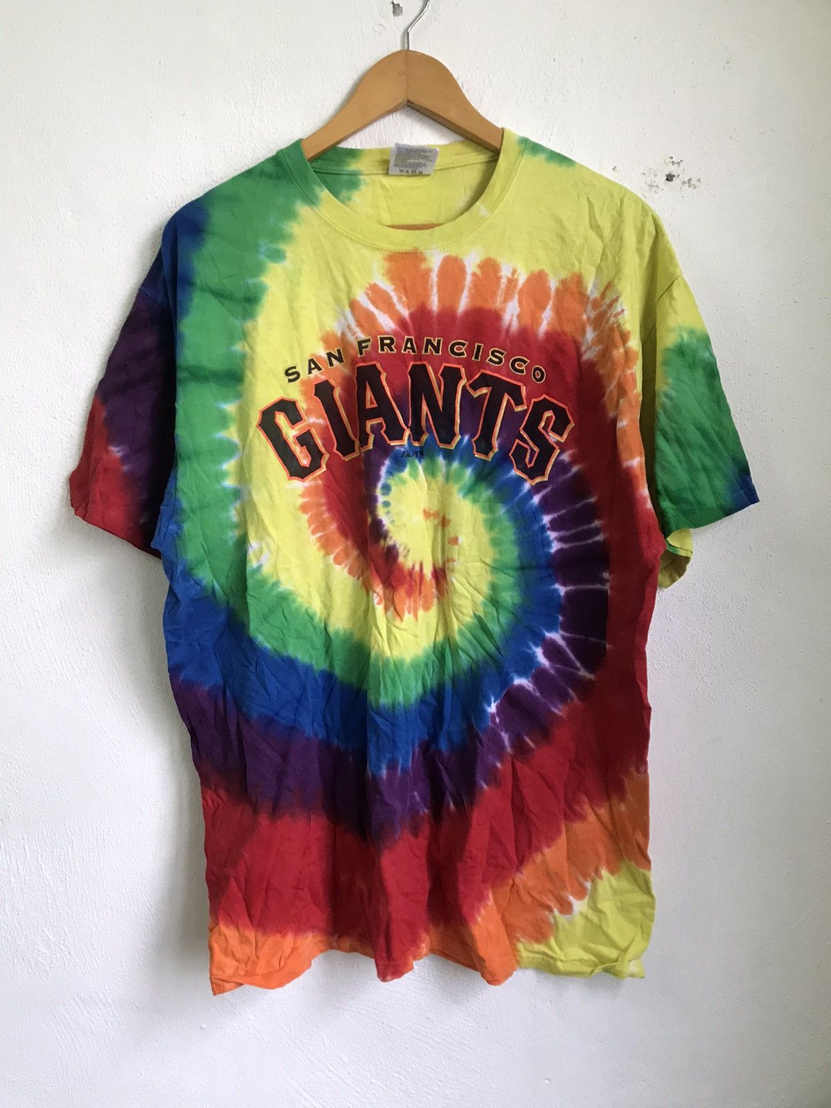 San Francisco Giant Baseball Team Tie Dye Tshirt
