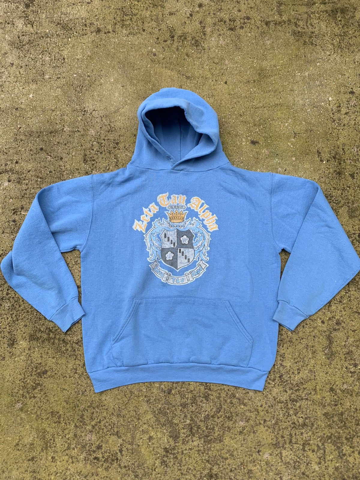 Russell Athletic Vintage Baby Blue Russel Athletic Hoodie
