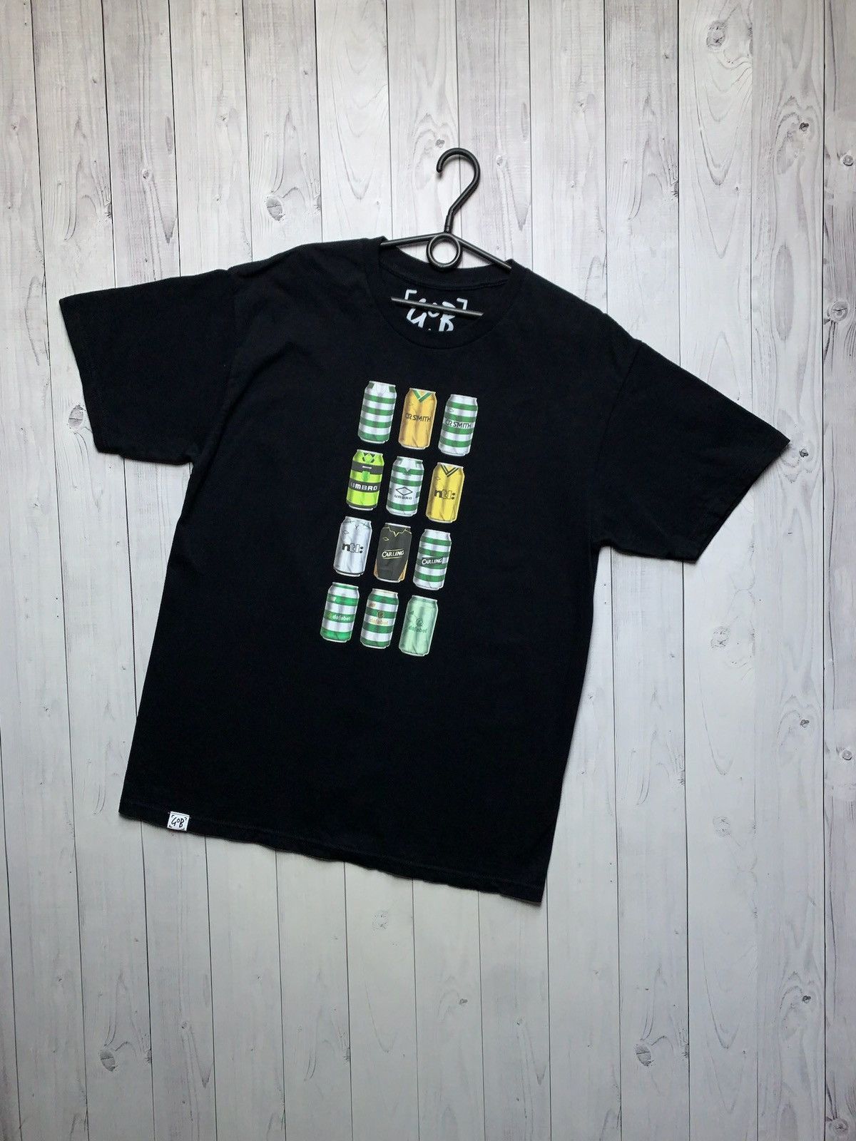Vintage Celtic Soccer Tee Beer Logo Away Rare Size L Hoodie, Sweatshirt | FlexRushtees.com