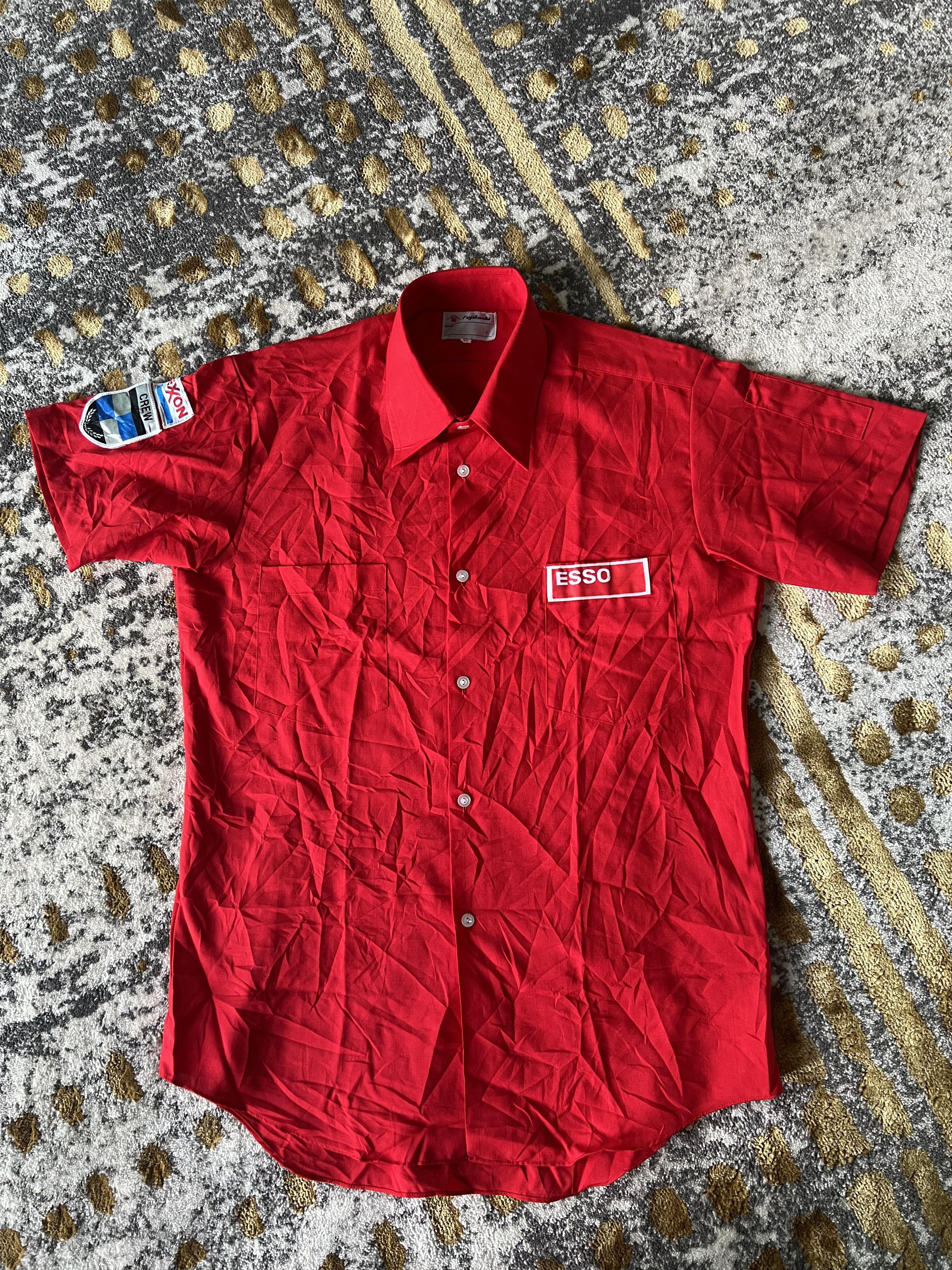 Vintage Esso Exxon Crew Staff Workers Shirts Hoodie, Sweatshirt | FlexRushtees.com