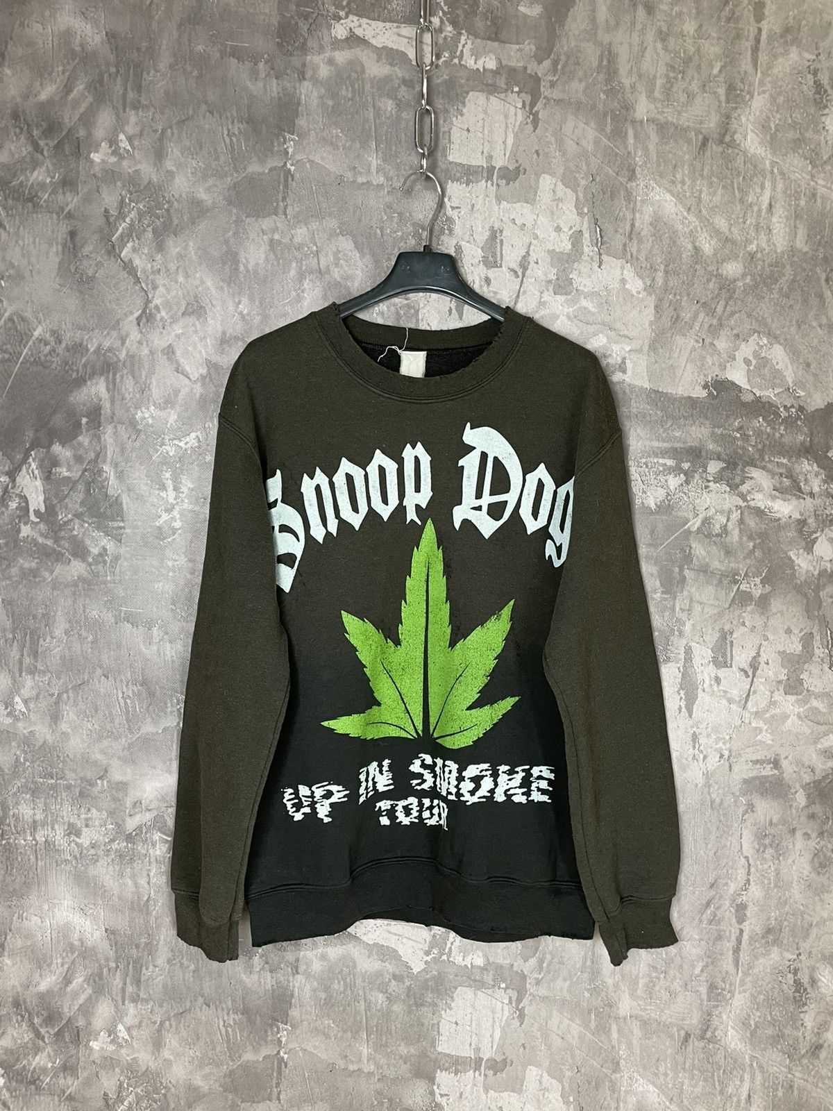 Snoop Dog Vintage 90s Crazy Distressed Rasta Sweatshirt T-Shirts, Hoodie | FlexRushtees.com