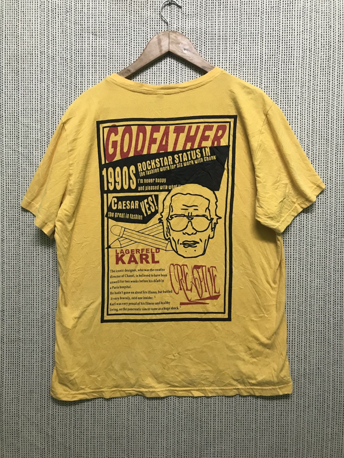 Lagerfeld Karl Lagerfeld Goofather Rockstar 1990s