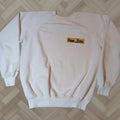 Vintage Hanes Sweatshirt Crew Neck Men L White Cotton Fleece Food 4 Less Pullover 80s Grocery T-Shirts, Hoodie