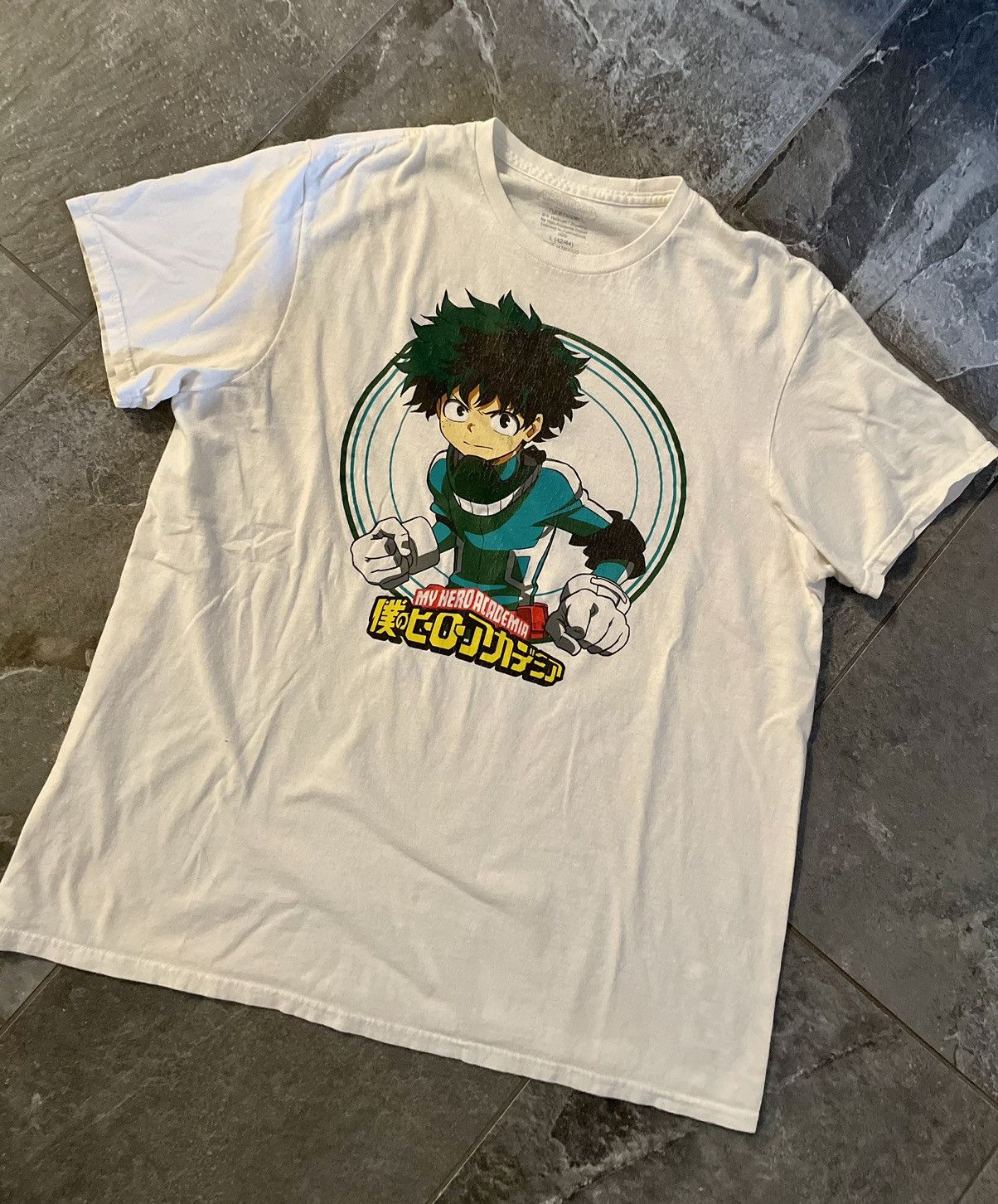 Japanese Brand My Hero Academia Izuku Midoriya Big Graphic Anime Manga Tee Hoodie, Sweatshirt | FlexRushtees.com