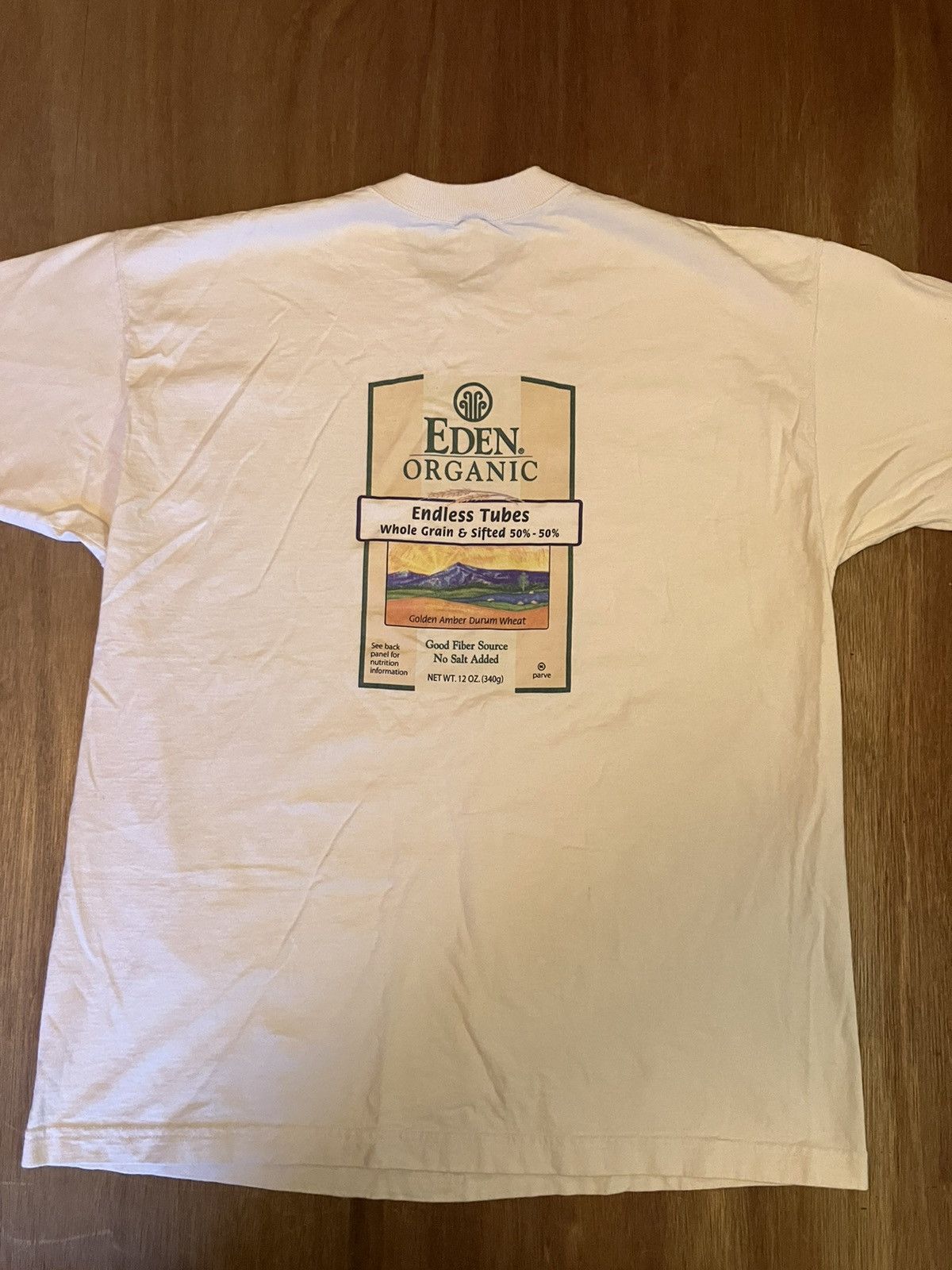 90s Vintage Fruit Of The Loom Tee Eden Organic Endless Tubes