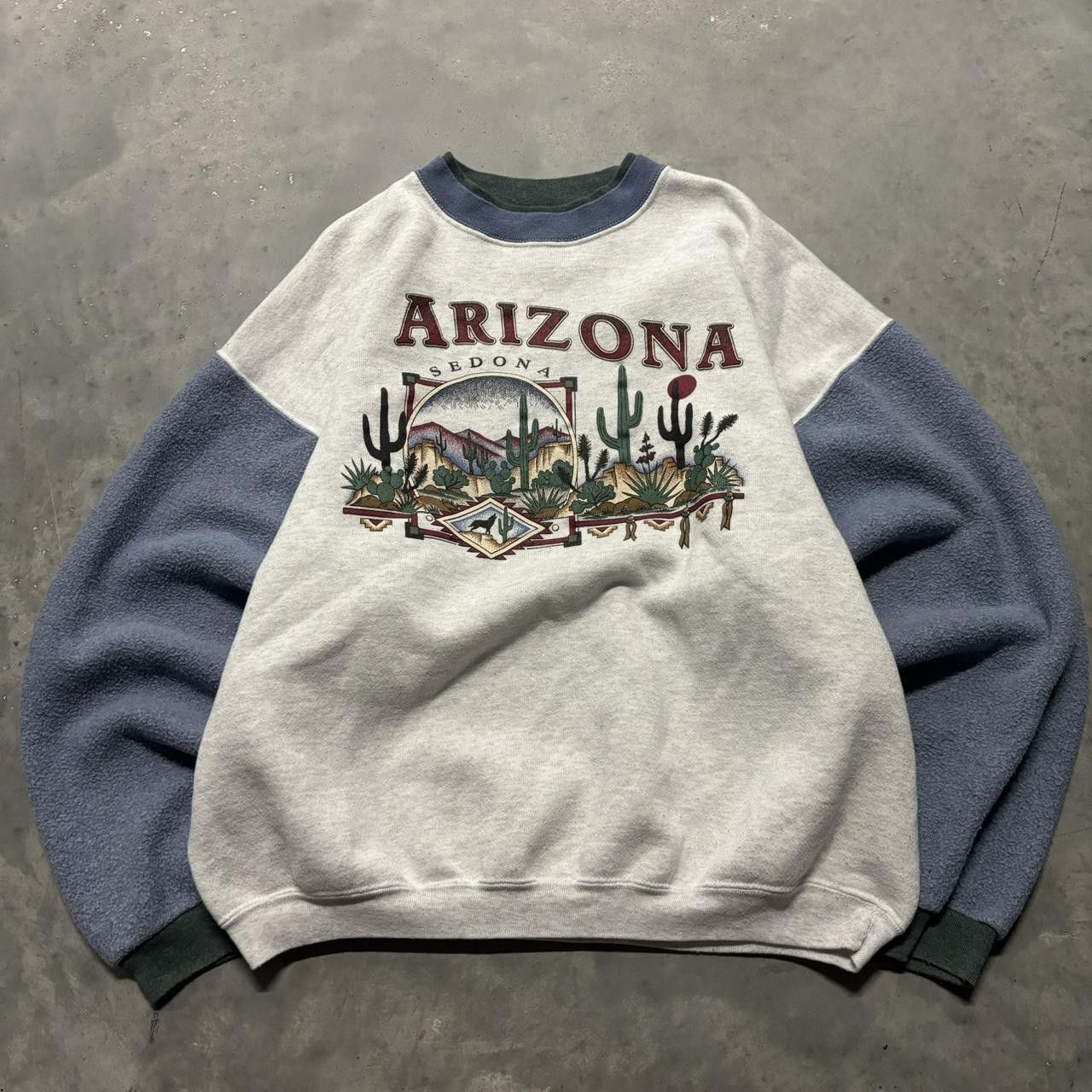 Japanese Brand Crazy Vintage 90s Arizona Nature Wildlife Graphic Crewneck