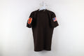 Vintage 50s 60s Knit Short Sleeve Jersey T Shirt Brown Usa