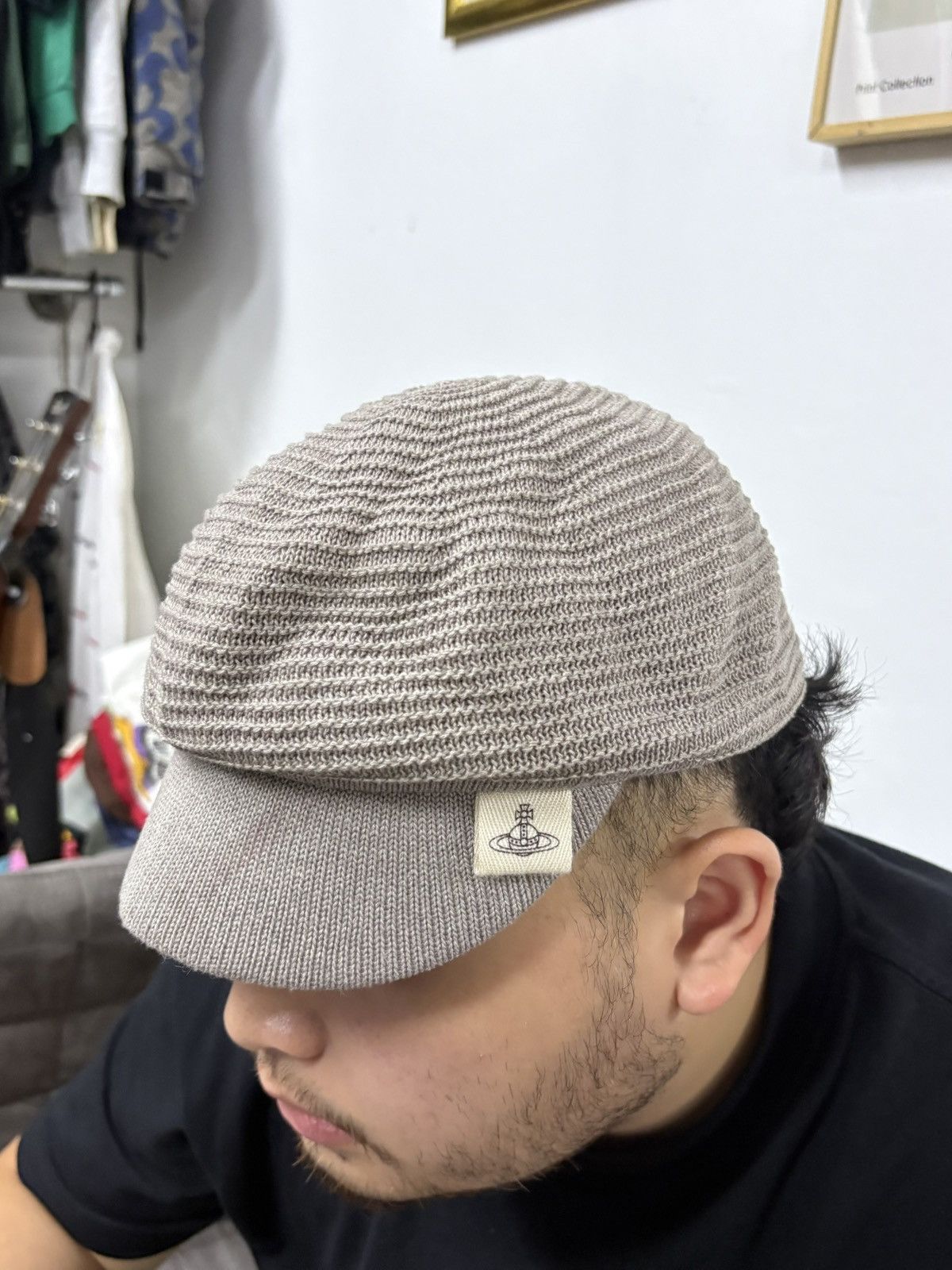Westwood Vivienne Westwood Knitted Vintage Newsboy Cap