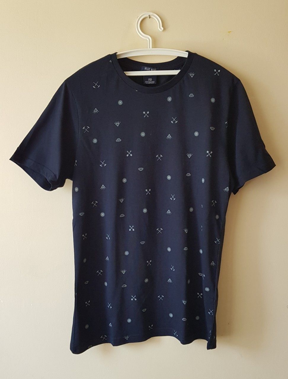 Soda Scotch And Soda Blue Cotton T Shirt Hoodie, Sweatshirt | FlexRushtees.com