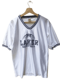 Vintage L A Lakers Jersey Tee Shirt Made In Usa Hoodie, Sweatshirt | FlexRushtees.com