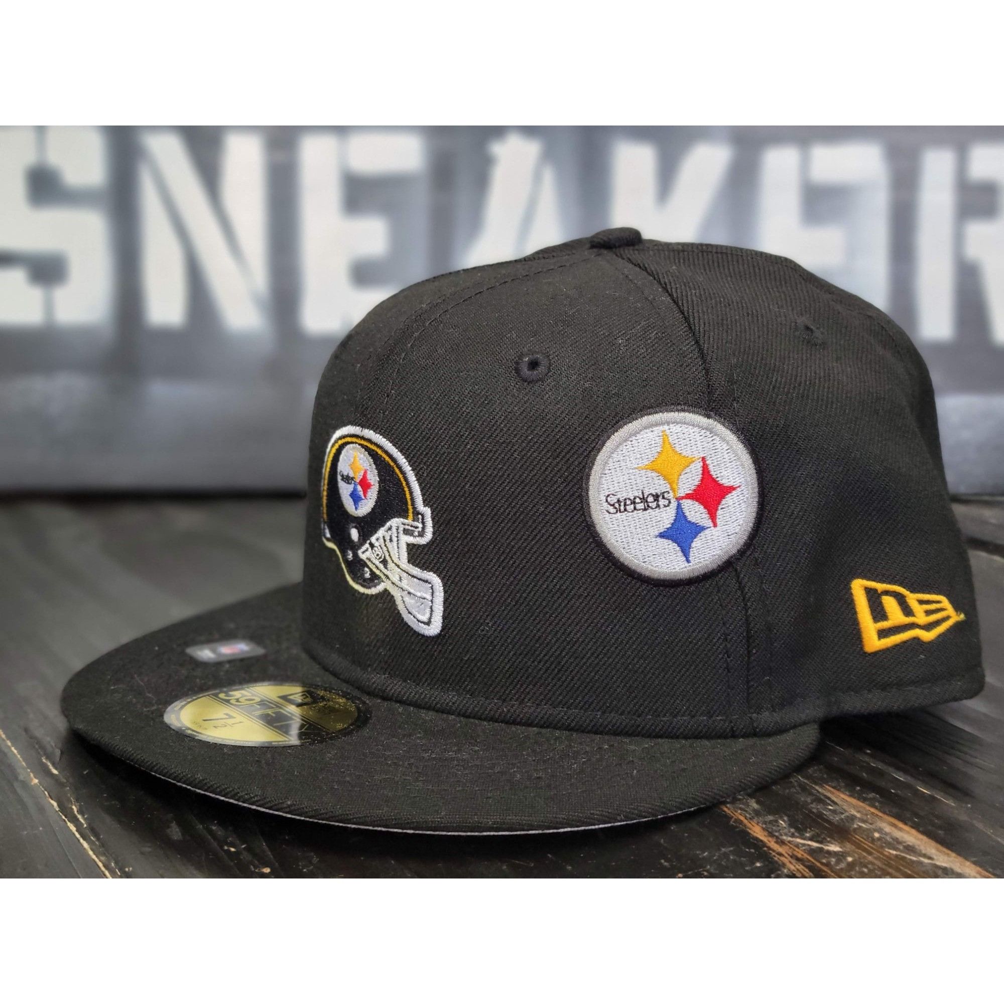 Just Don 5950 Pittsburg Steelers Black Retro Fitte
