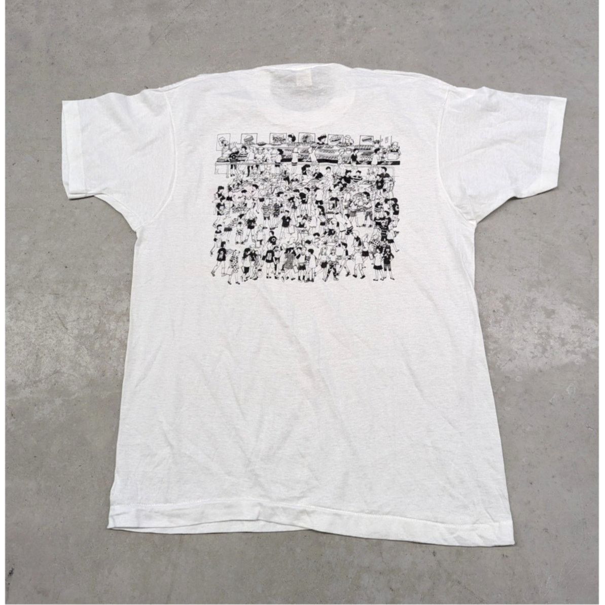 Vintage 80s Jello School Cafeteria Art T Shirt Hoodie, Sweatshirt | FlexRushtees.com