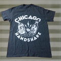 Vintage Chicago Handshake Malort Beer T Shirt Grey Fits S M Chicago Tradition Shirt Men S Gray Beer Hoodie, Sweatshirt