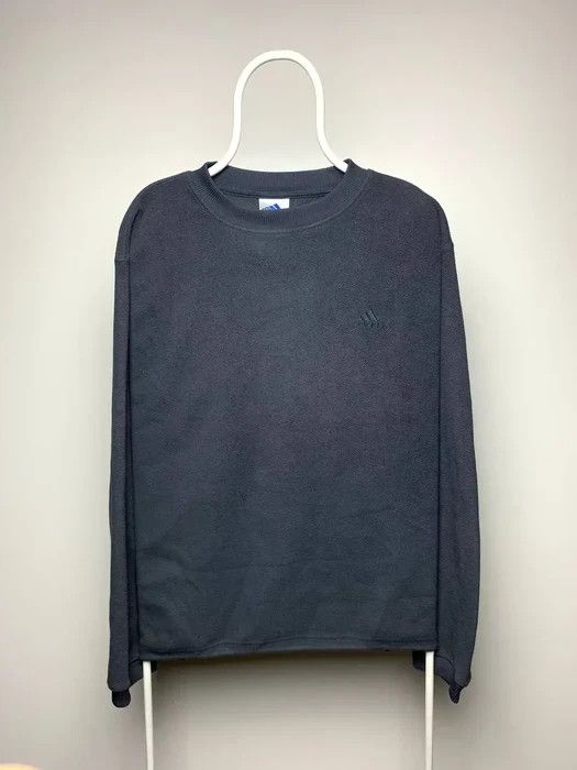 Adidas Sweatshirt Fleece Xl Grey Winter Vintage Sweater
