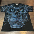 Blue Vintage Liquid Blue Terminator All Over Print T Shirt 1998