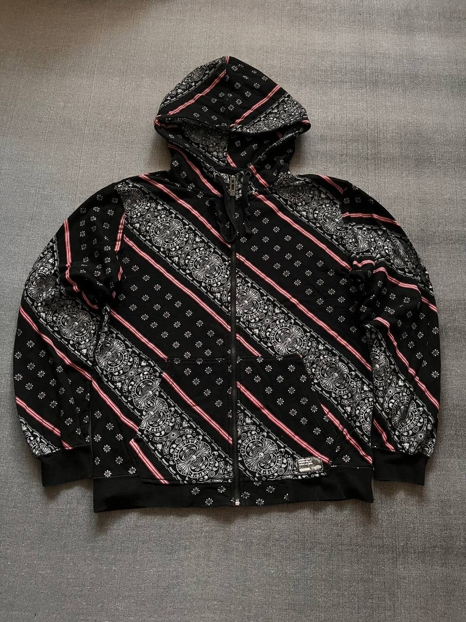 Vintage Vans California Bandana Printed Hoodie