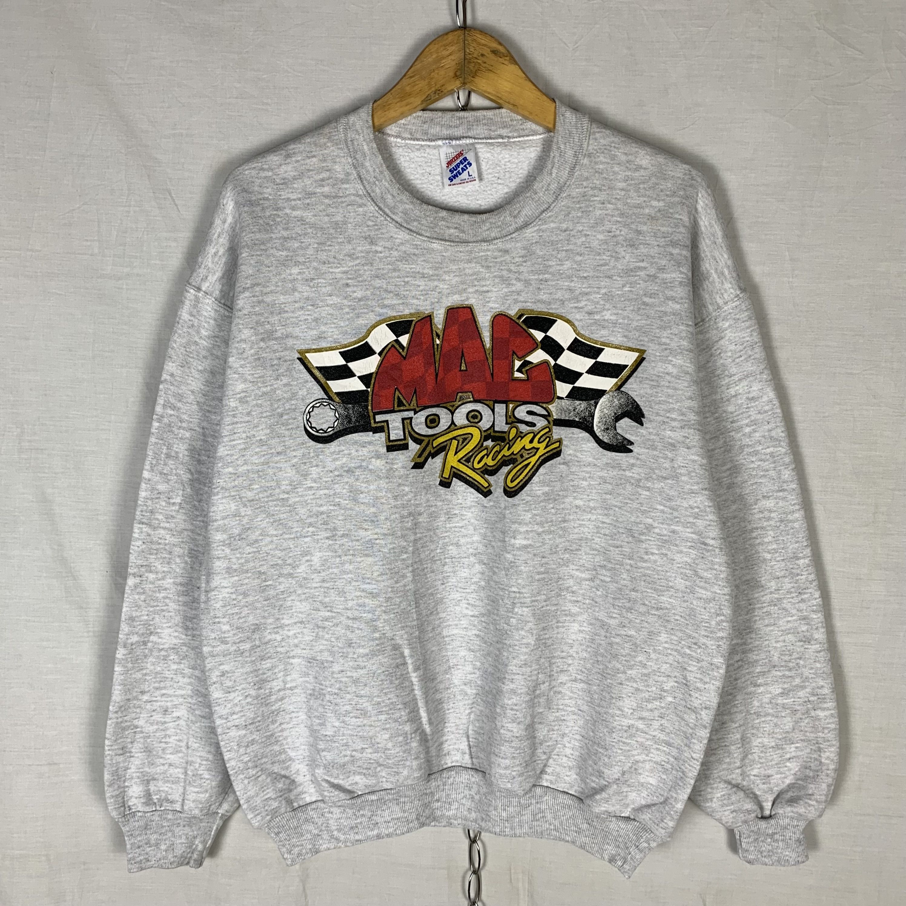 Vintage Mac Tools Racing Sweatshirt Crewneck T-Shirts, Hoodie | FlexRushtees.com