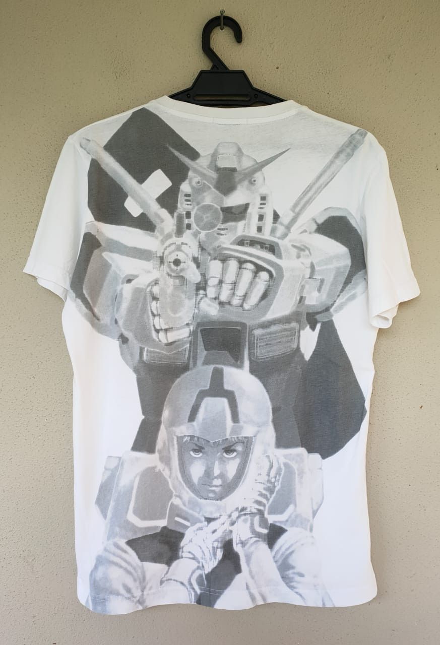 Anime Gundam Back Print T