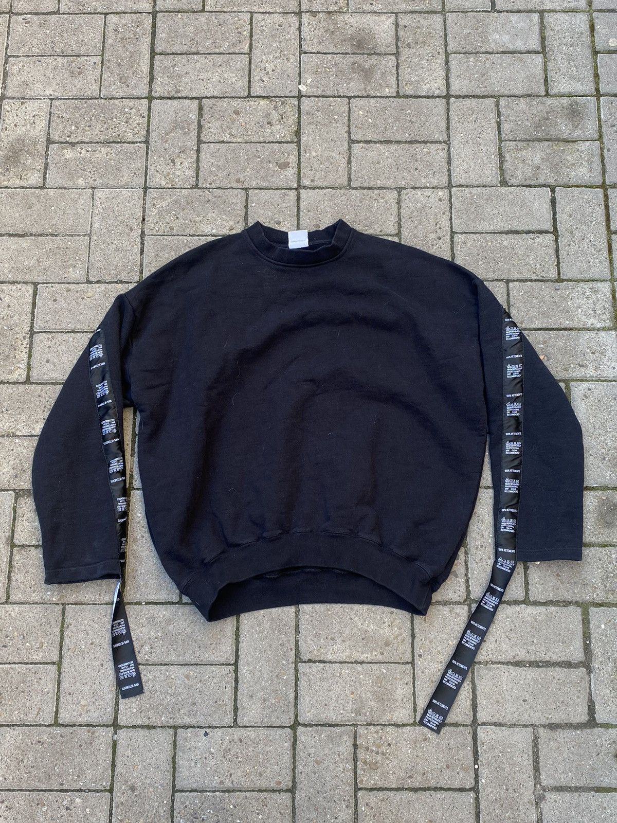 Vetements Tape Cotton Sweatshirt T-Shirts, Hoodie | FlexRushtees.com