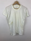 Vintage 1970s Jockey Distressed Singlestitch Blank White Tee Size M Hoodie, Sweatshirt | FlexRushtees.com
