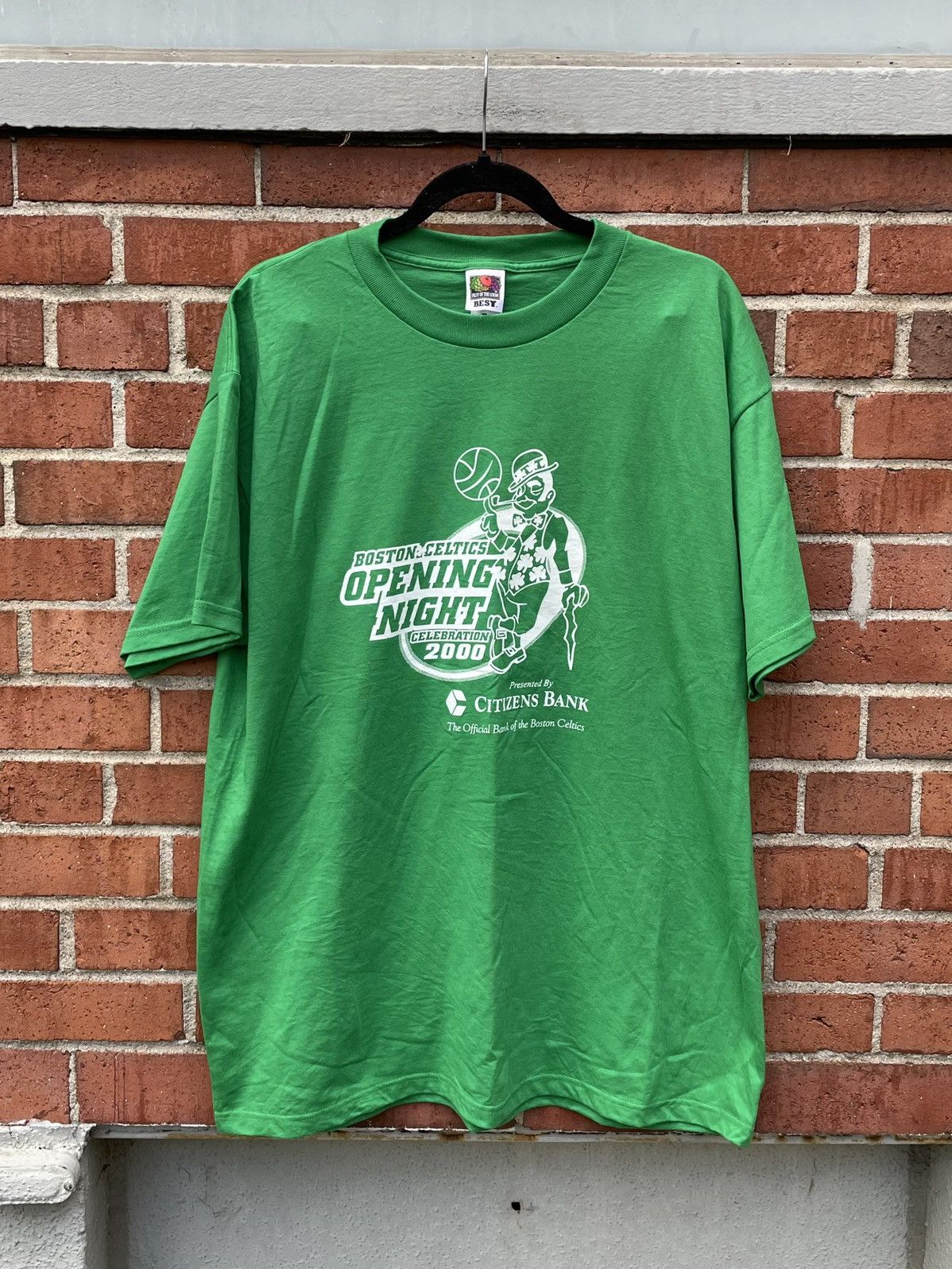 Fruit Of The Loom Vtg Boston Celtics Opening Night Celebration 2000 T Shirt Hoodie, Sweatshirt | FlexRushtees.com