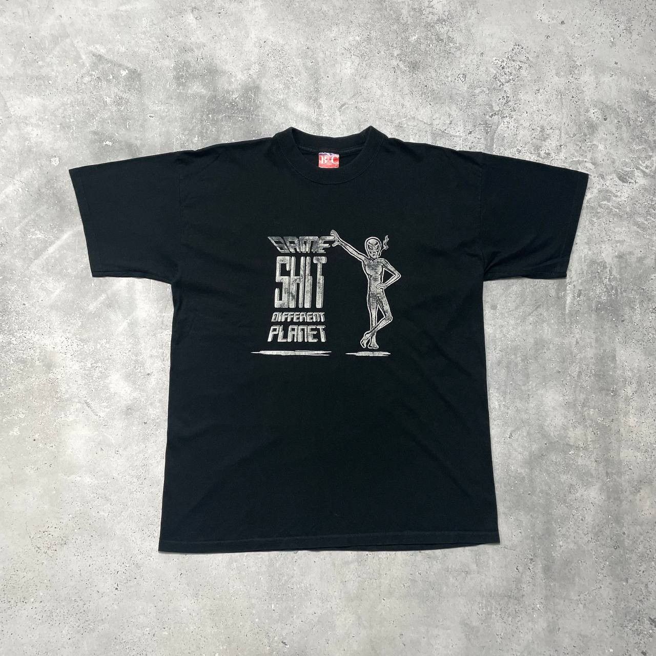 Vintage 90s Alien Ufo Quote Shirt Same Shit Different Planet Hoodie, Sweatshirt | FlexRushtees.com
