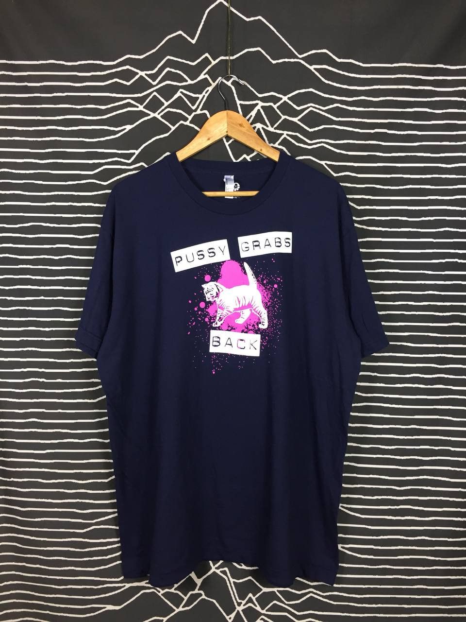 Vintage American Apparel Pussy Grabs Back By Custom Ink Tee Hoodie, Sweatshirt | FlexRushtees.com