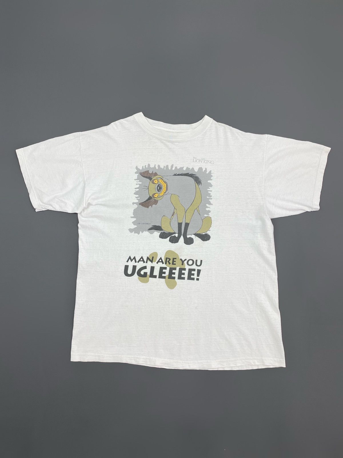 1990 S Vintage The Lion King Ed Hyena Ugly Quote Tee Hoodie, Sweatshirt | FlexRushtees.com