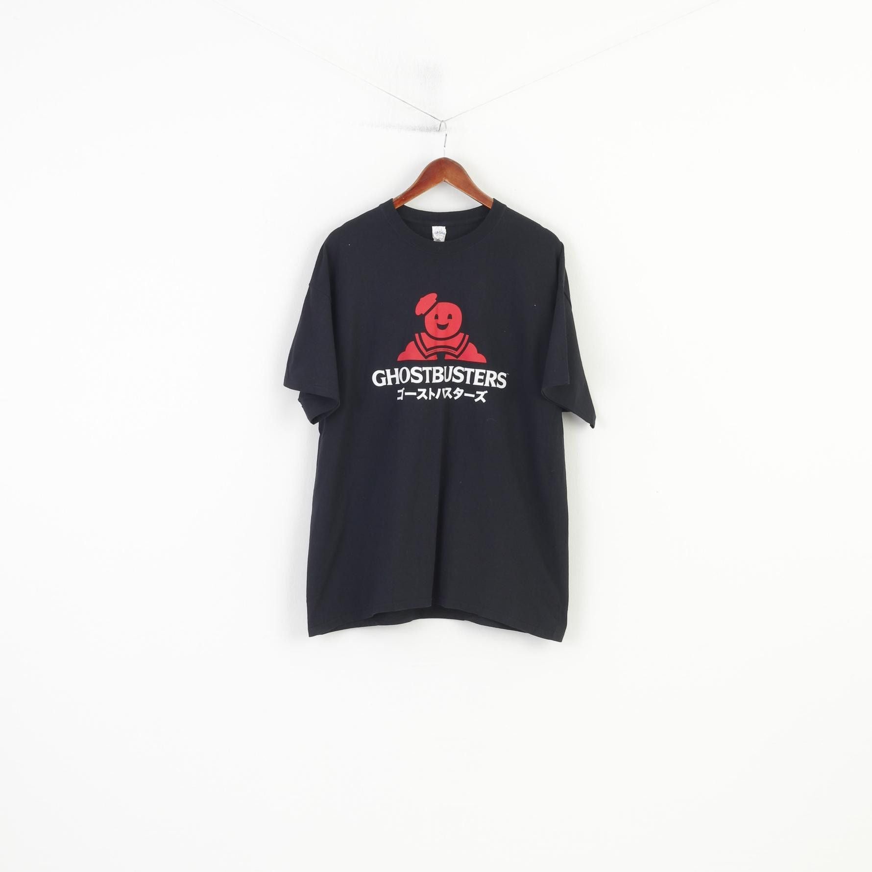 Gildan Men Xl T Shirt Black Graphic Ghostbusters 11075