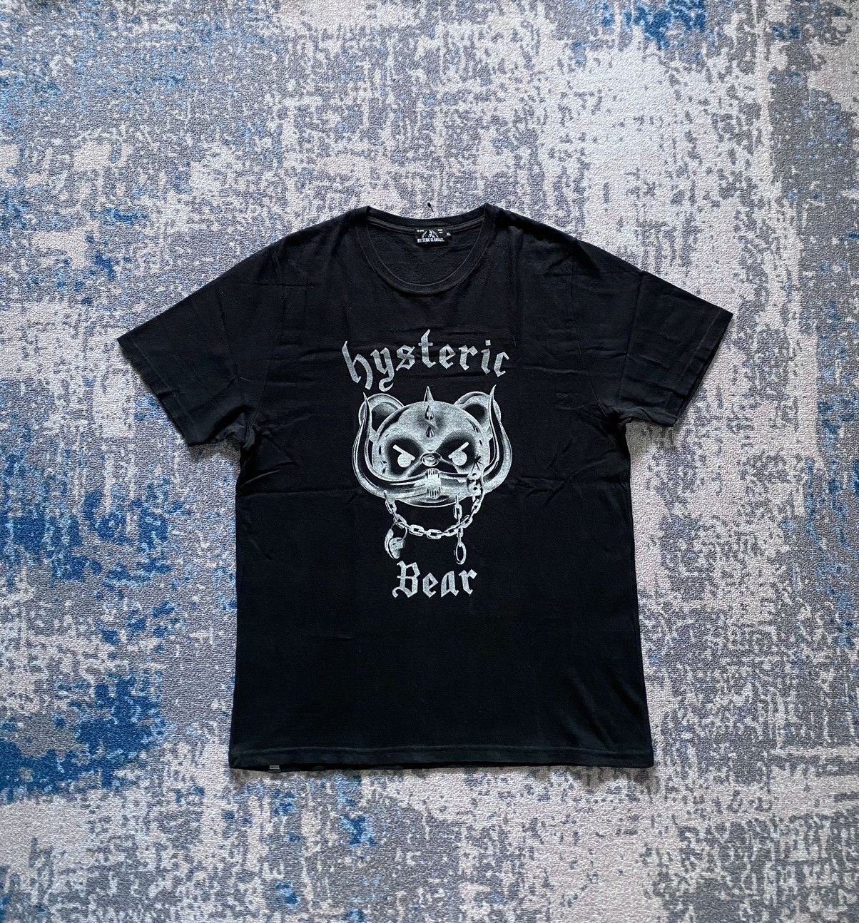 Glamour Rare Hysteric Glamour Motor Head Logo Bear T-Shirts, Hoodie, Sweatshirt | FlexRushtees.com