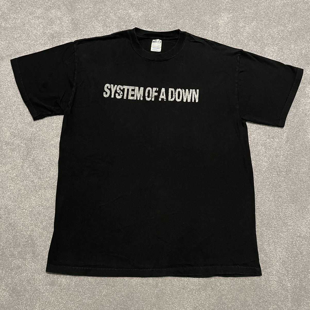 Vintage 2005 System Of A Down Hypnotize Silver Band T Shirt Hoodie, Sweatshirt | FlexRushtees.com