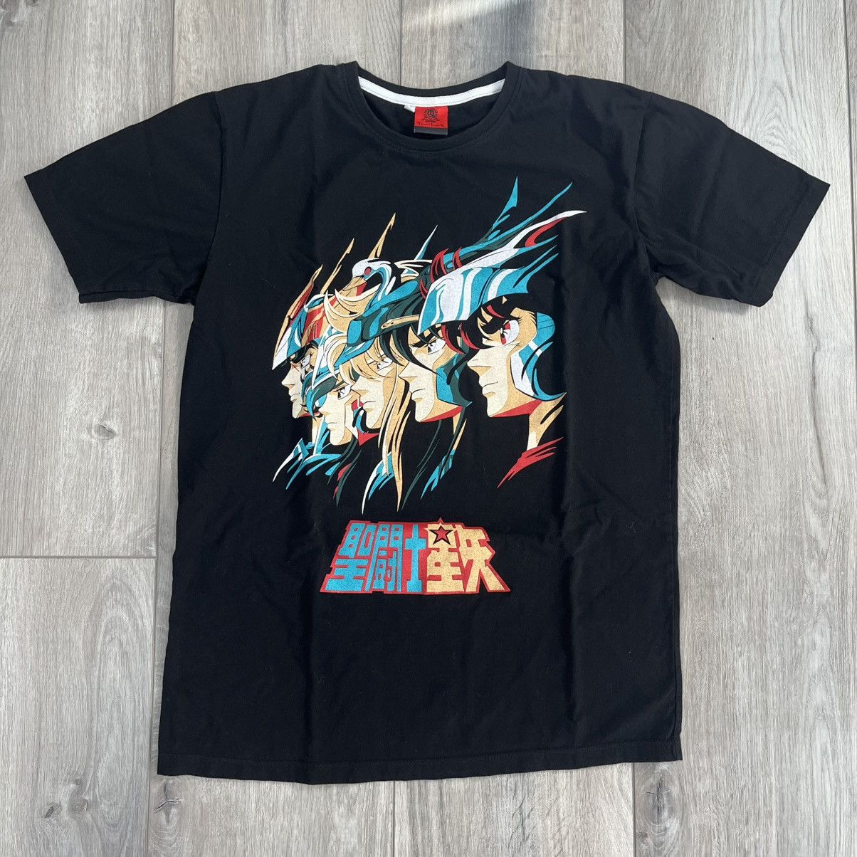 Anime Rare Saint Seiya Knights Of The Zodiac Tee Large Tee Hoodie, Sweatshirt | FlexRushtees.com